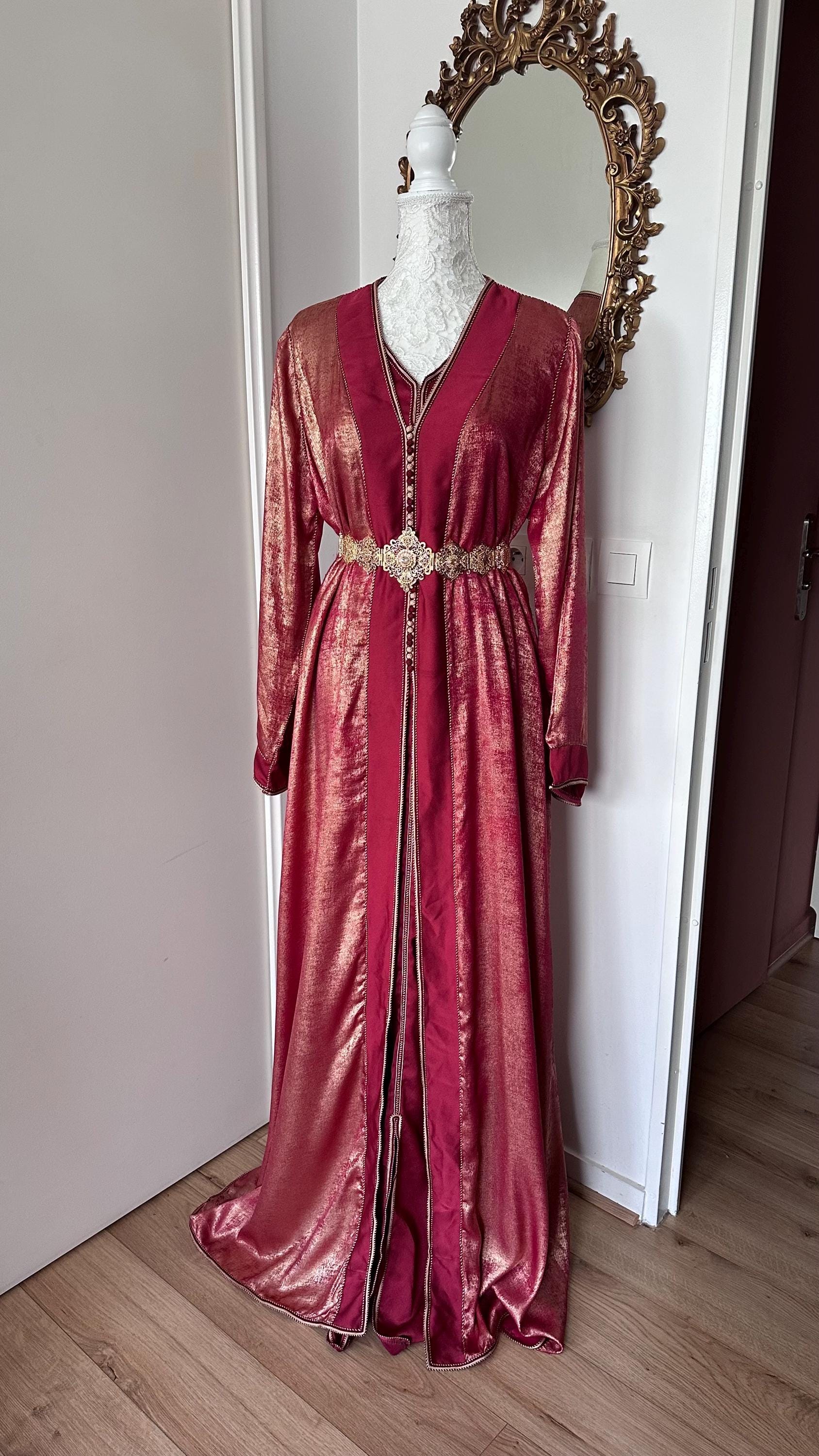 Takchita marocaine vintage bordeaux – TAK-015 - photo 5