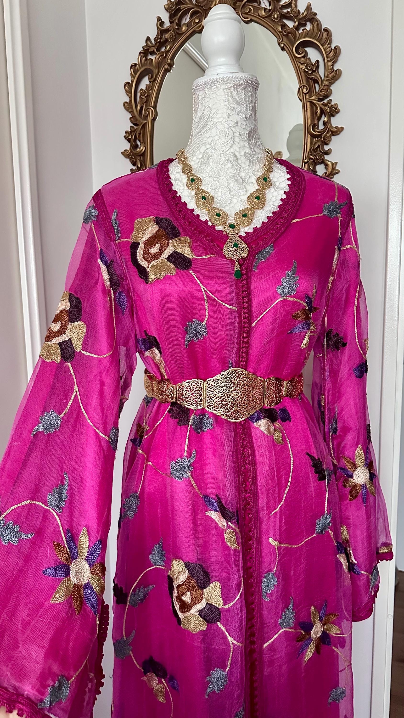 Takchita marocaine vintage blanc – TAK-031 - photo 1