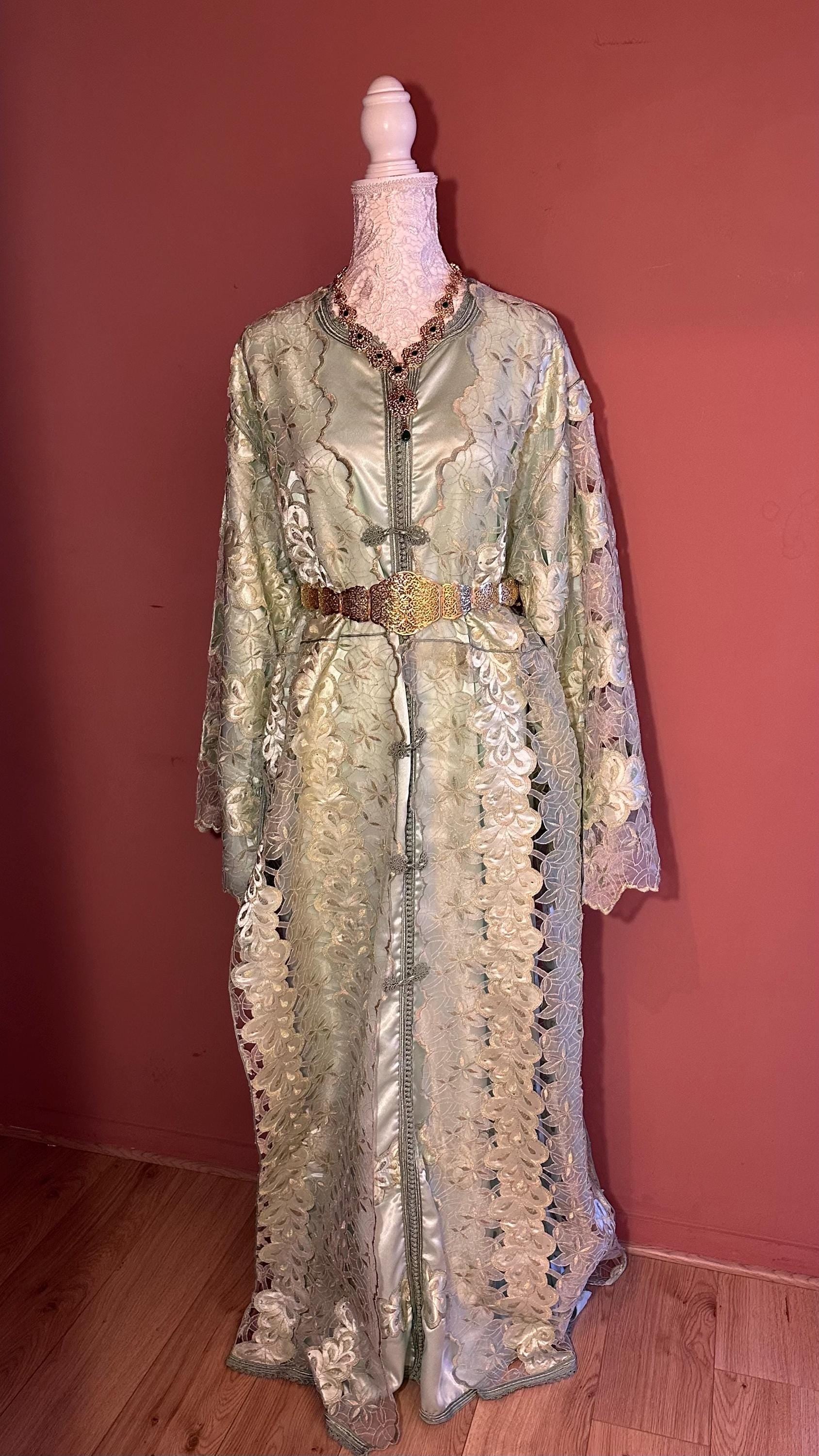 Takchita marocaine vintage vert d’eau – TAK-014 - photo 5