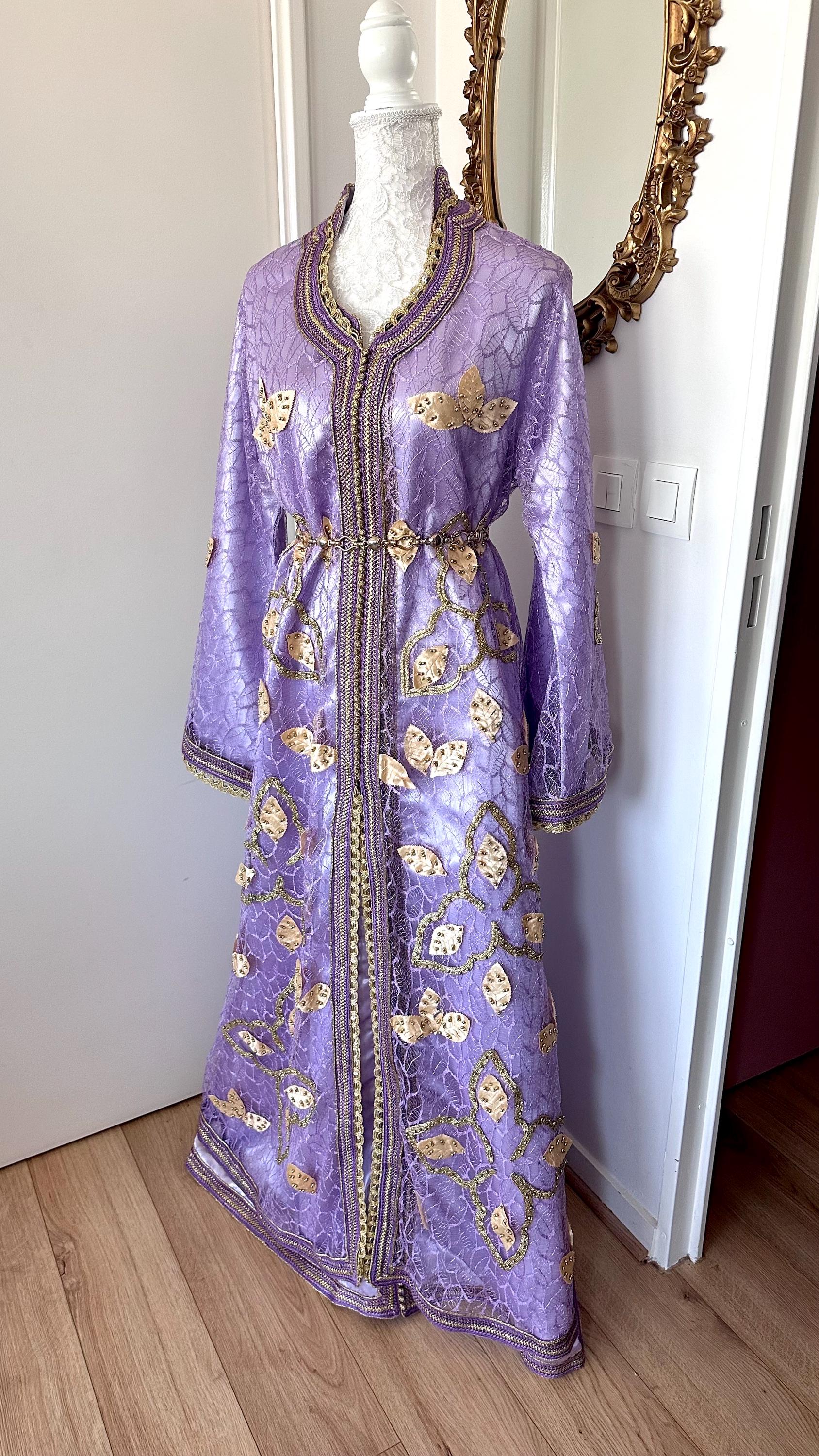 Takchita marocaine vintage violette – TAK-020 - photo 5