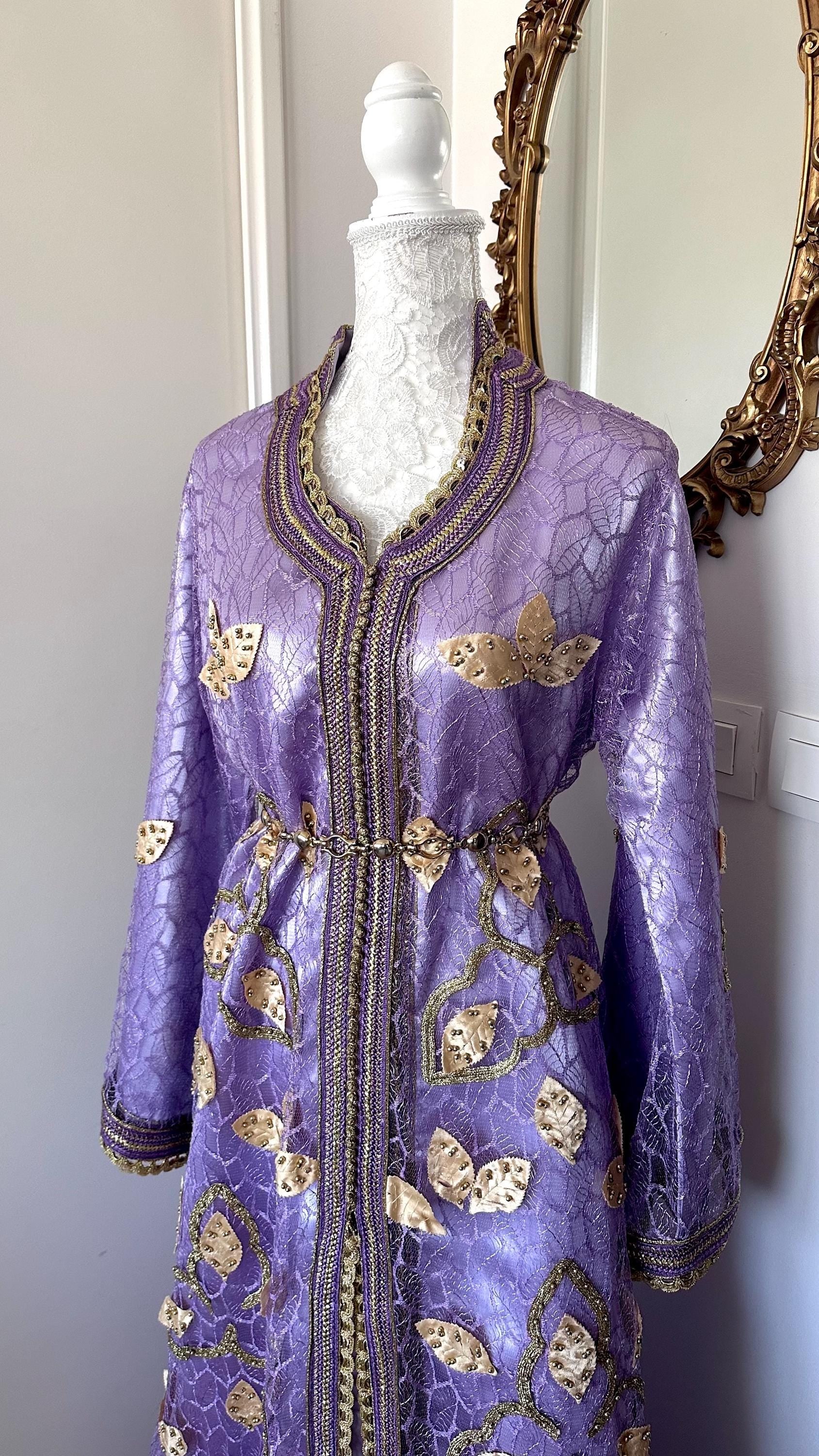 Takchita marocaine vintage violette – TAK-020 - photo 2