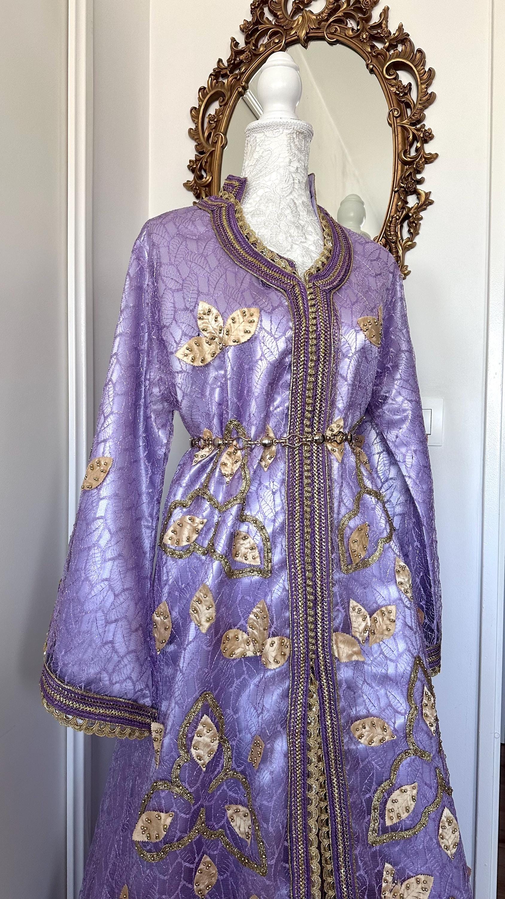 Takchita marocaine vintage violette – TAK-020 - photo 4