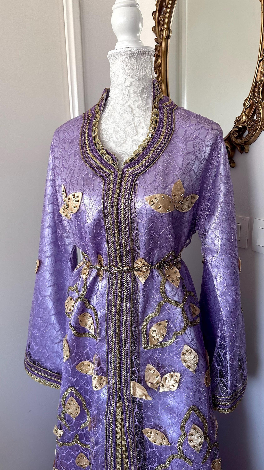 Takchita marocaine vintage violette – TAK-020 - photo 3