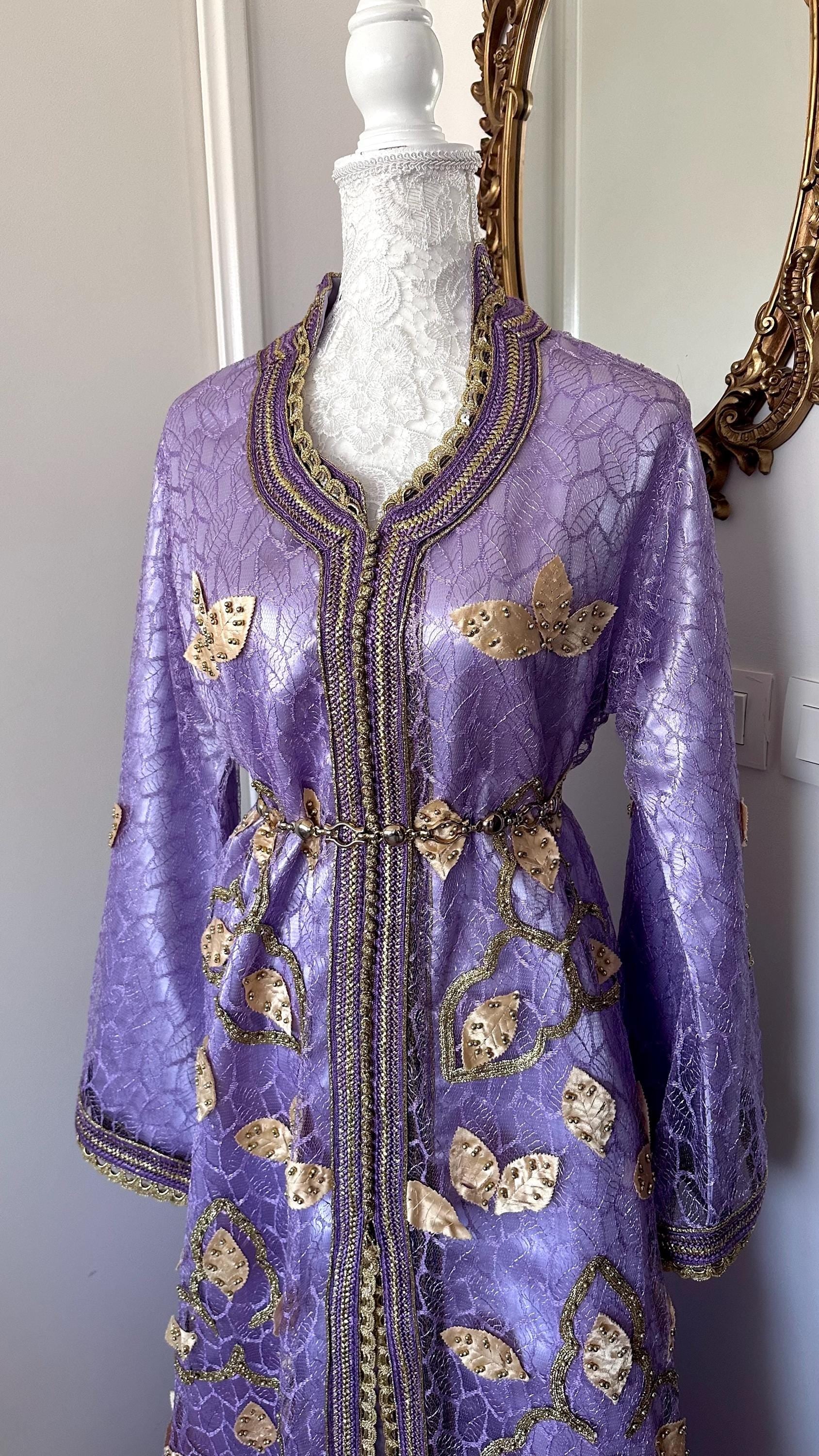 Takchita marocaine vintage violette – TAK-020 - photo 3