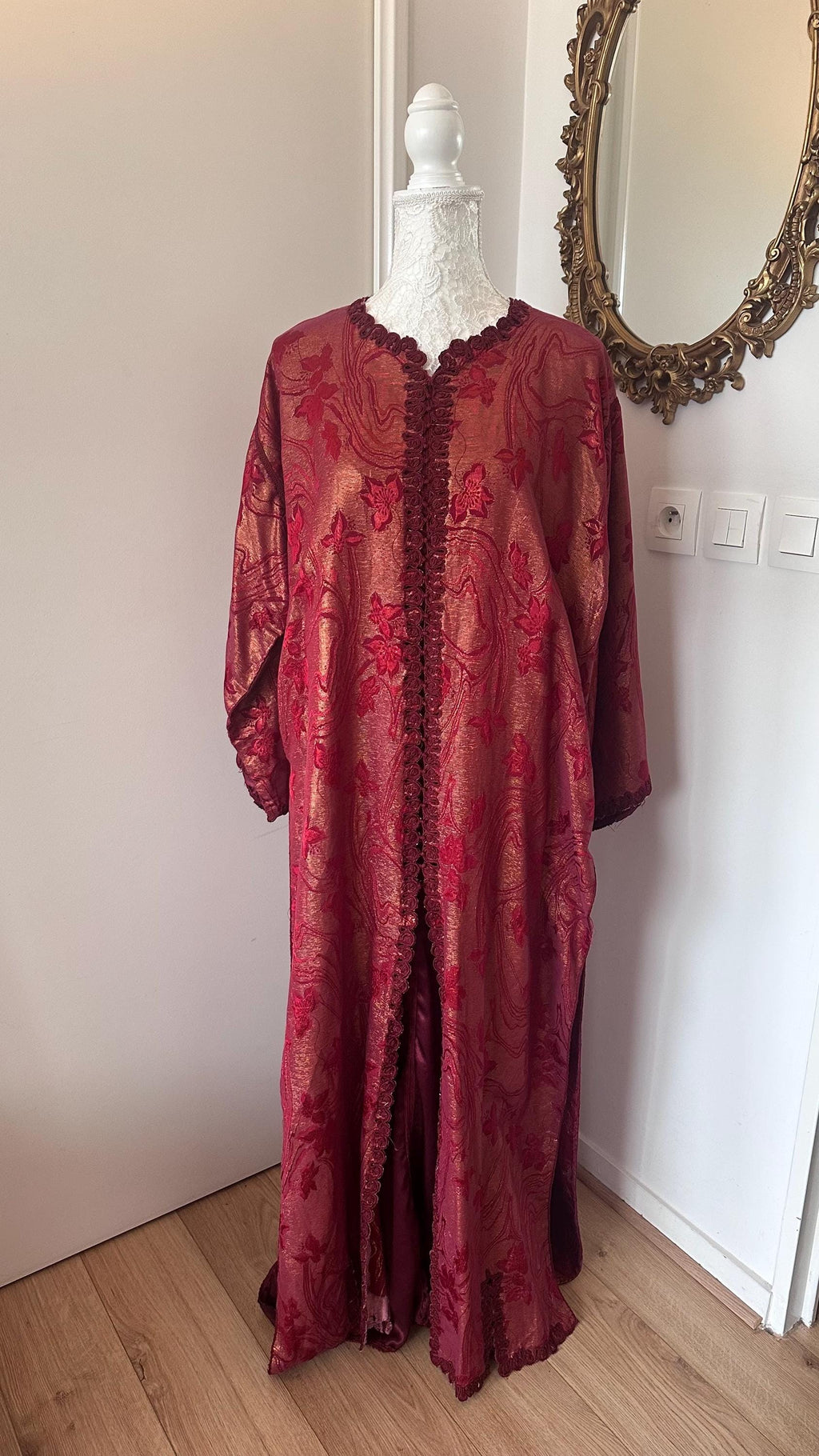 Takchita marocaine vintage bordeaux – TAK-008 - photo 5