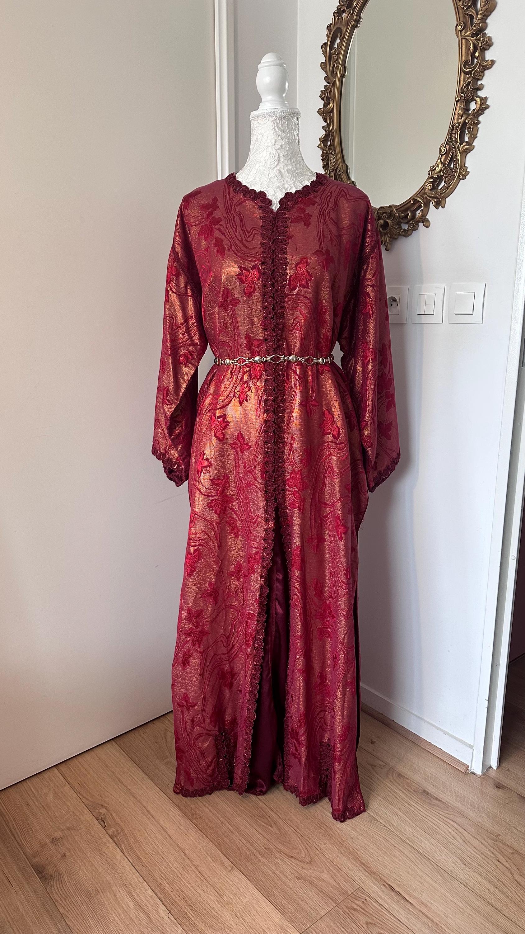 Takchita marocaine vintage bordeaux – TAK-008 - photo 4