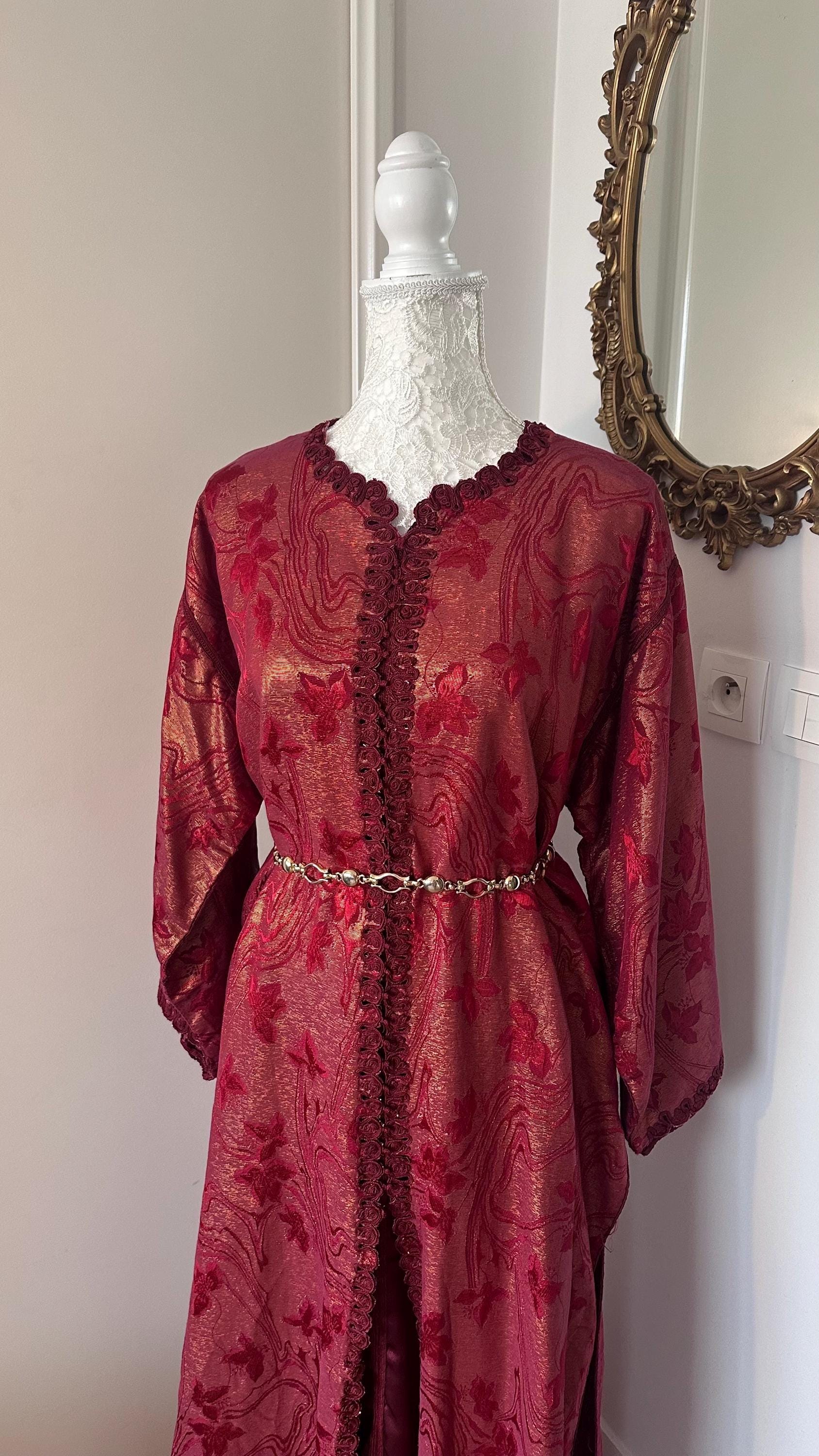 Takchita marocaine vintage bordeaux – TAK-008 - photo 2
