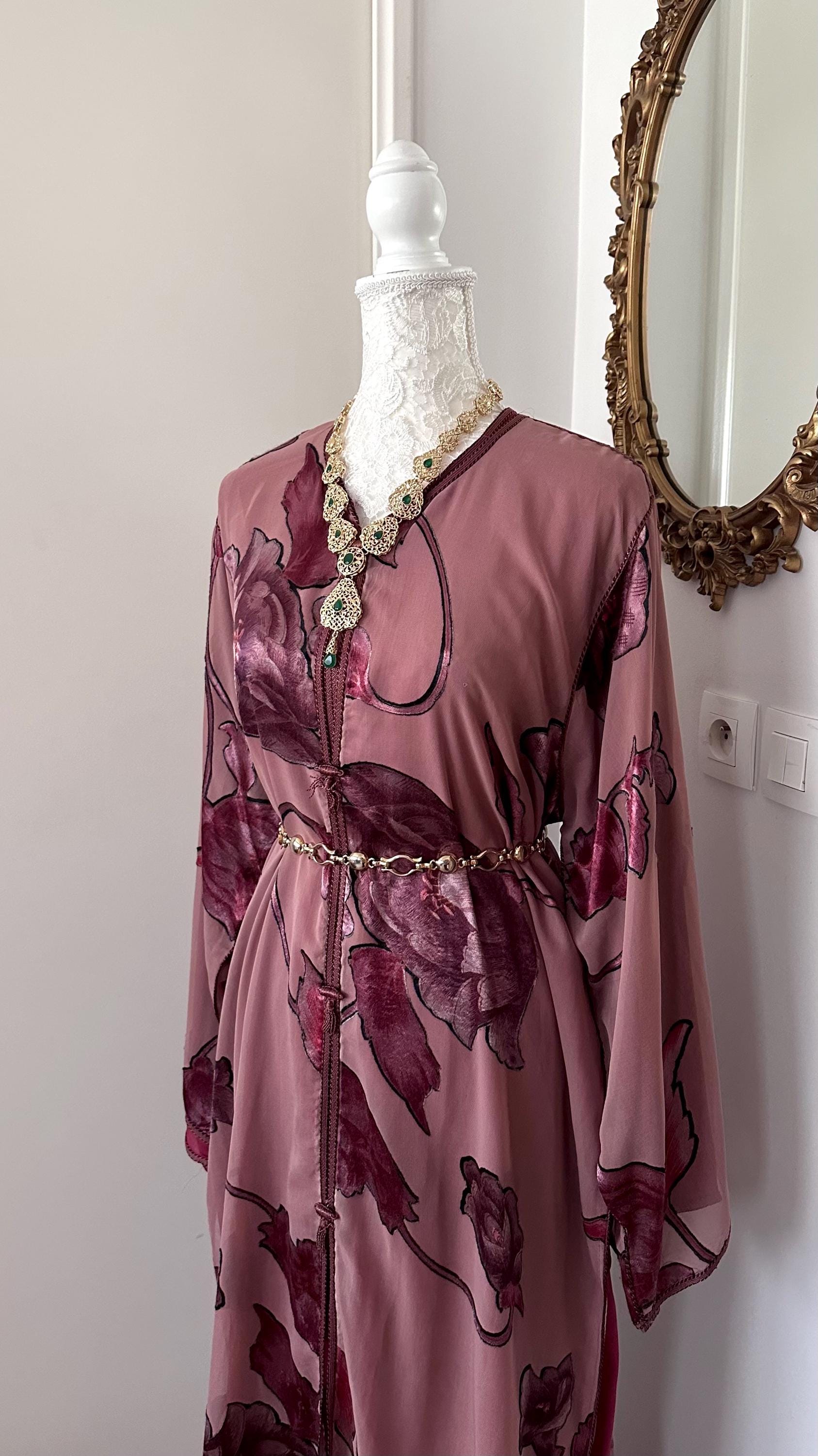 Takchita marocaine vintage vieux rose – TAK-002 - photo 2