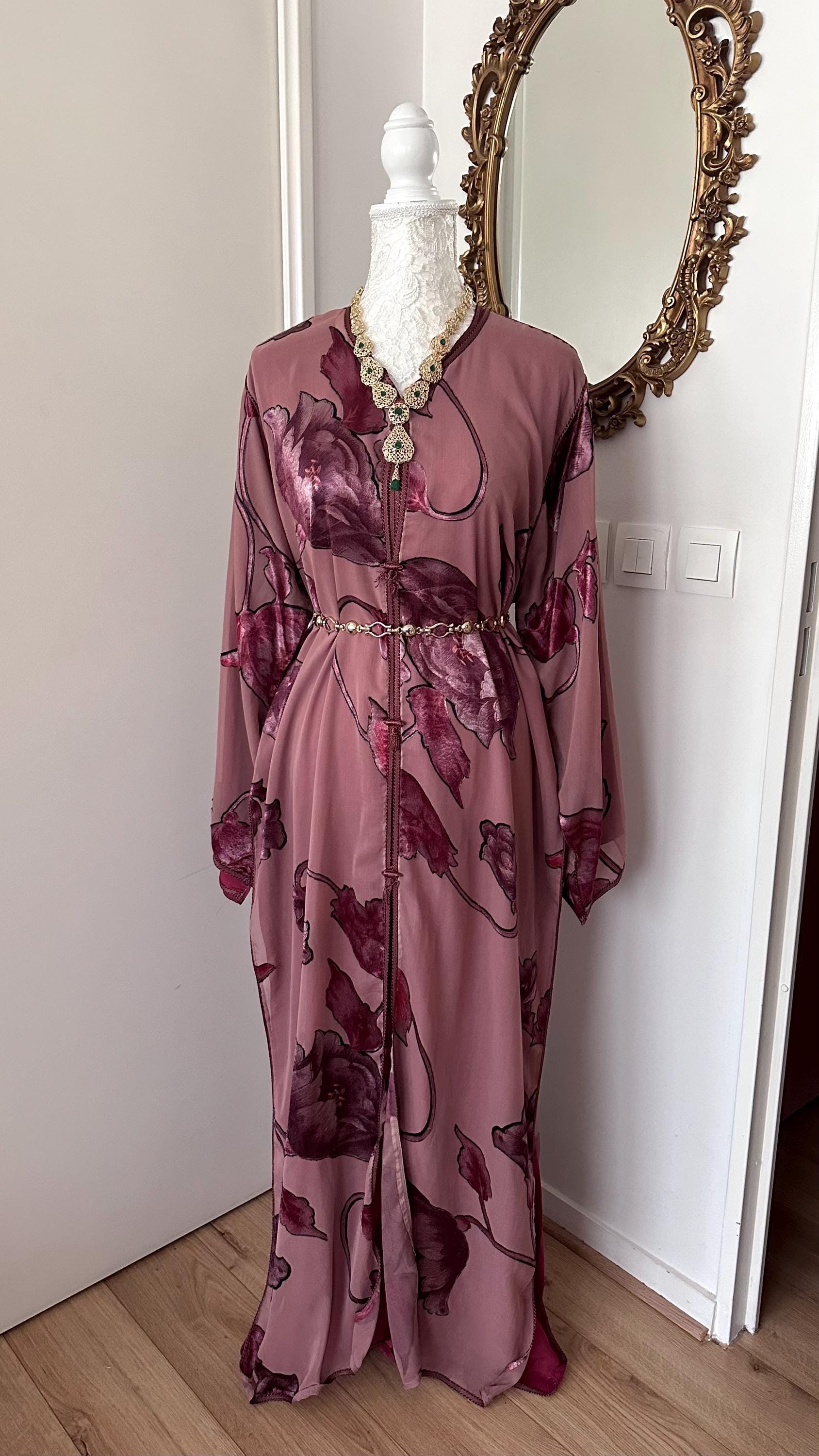 Takchita marocaine vintage vieux rose – TAK-002 - photo 5