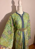 Takchita marocaine vintage verte en dentelle – TAK-104 - photo 1
