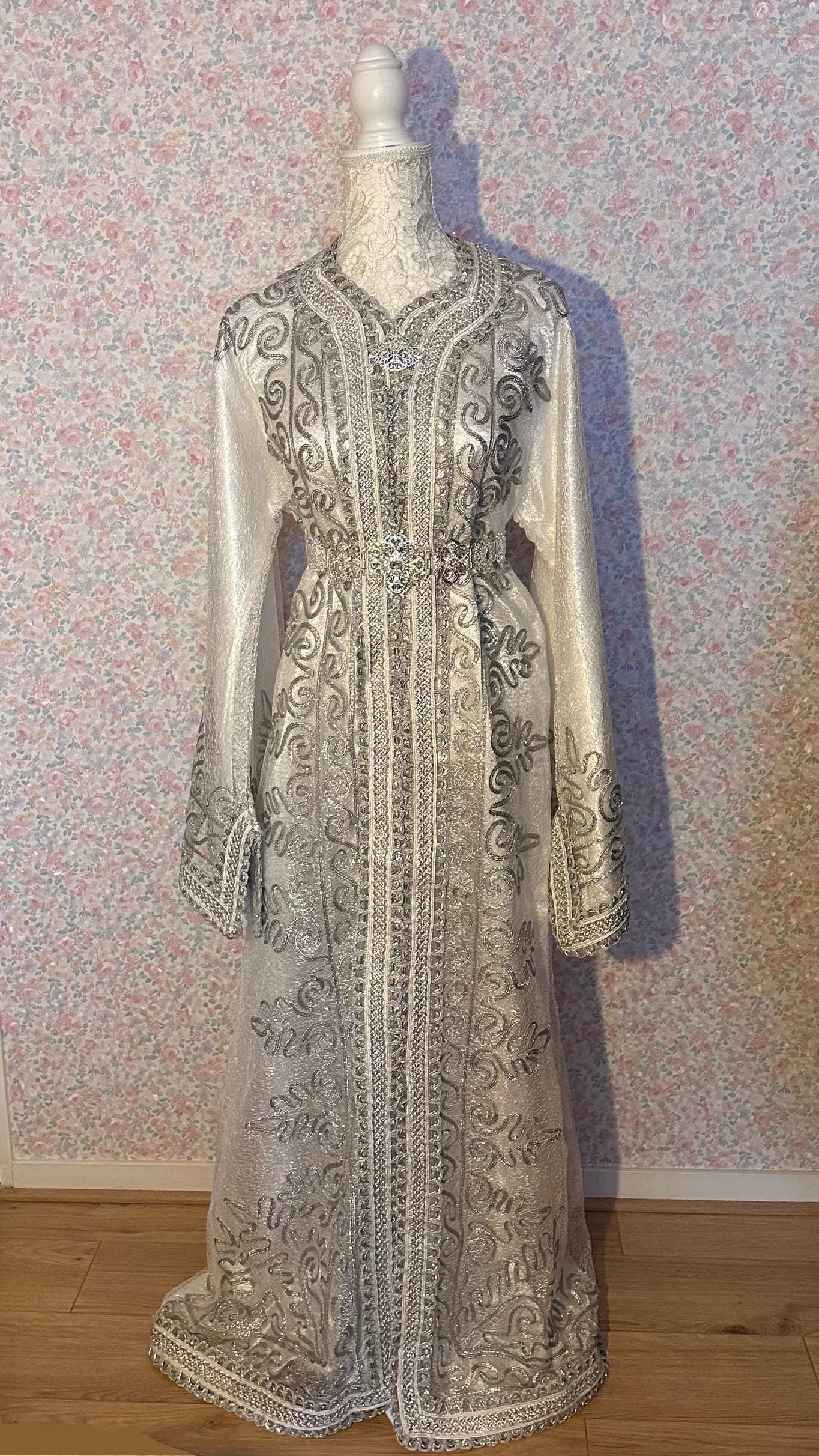 Takchita marocaine vintage argenté – TAK-009 - photo 4