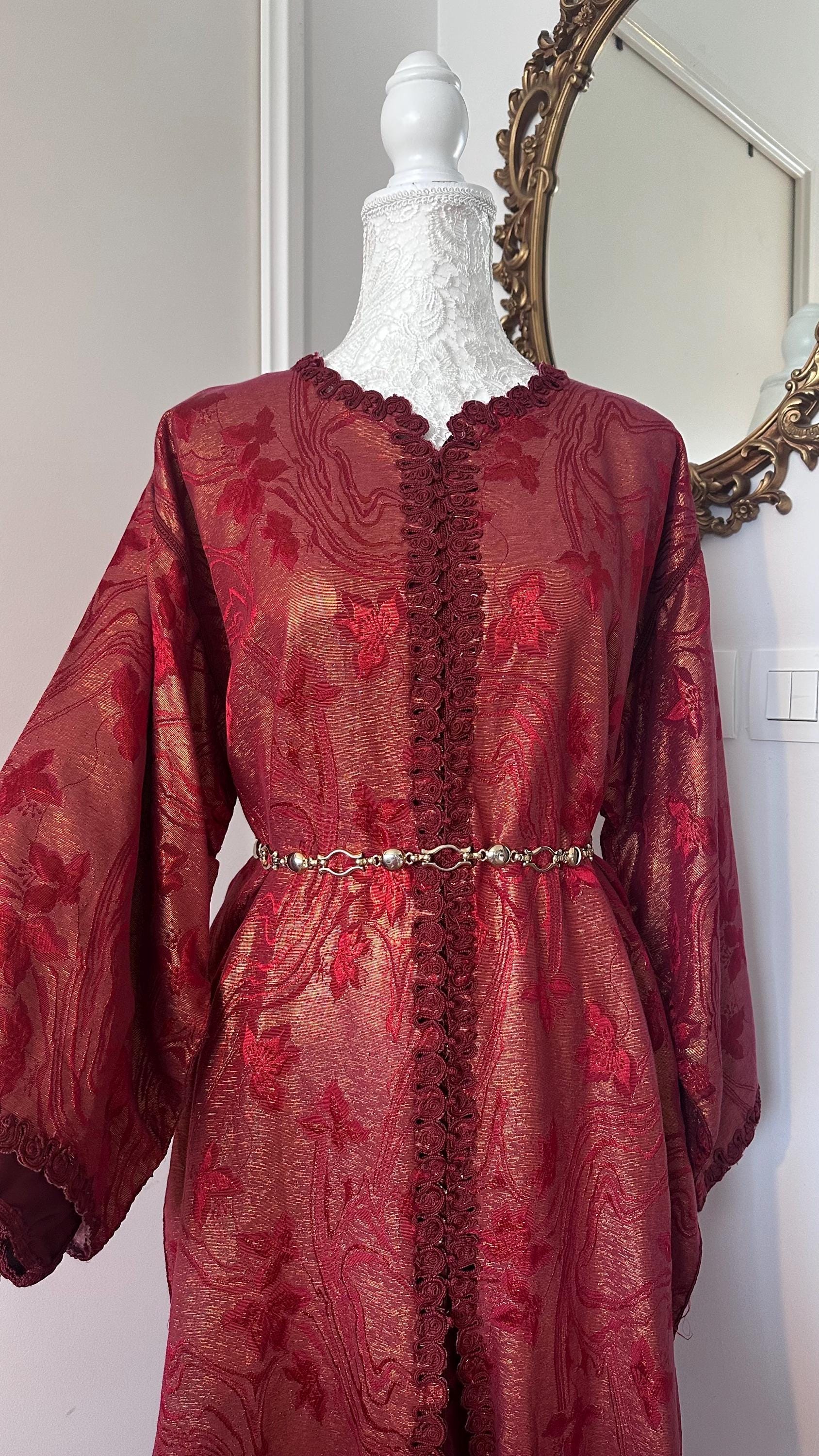 Takchita marocaine vintage bordeaux – TAK-008 - photo 1