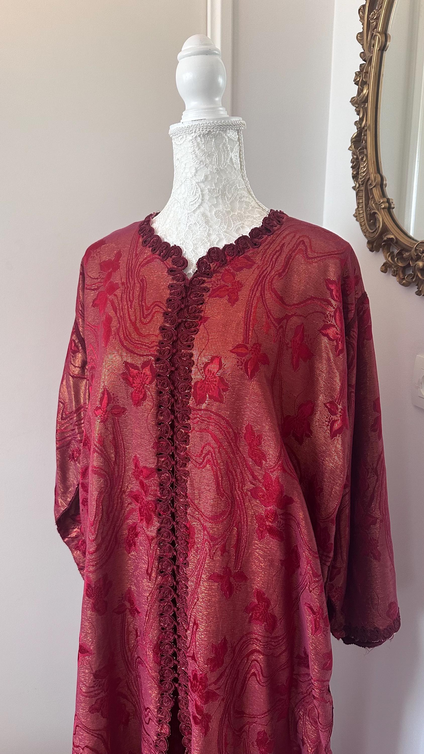 Takchita marocaine vintage bordeaux – TAK-008 - photo 3