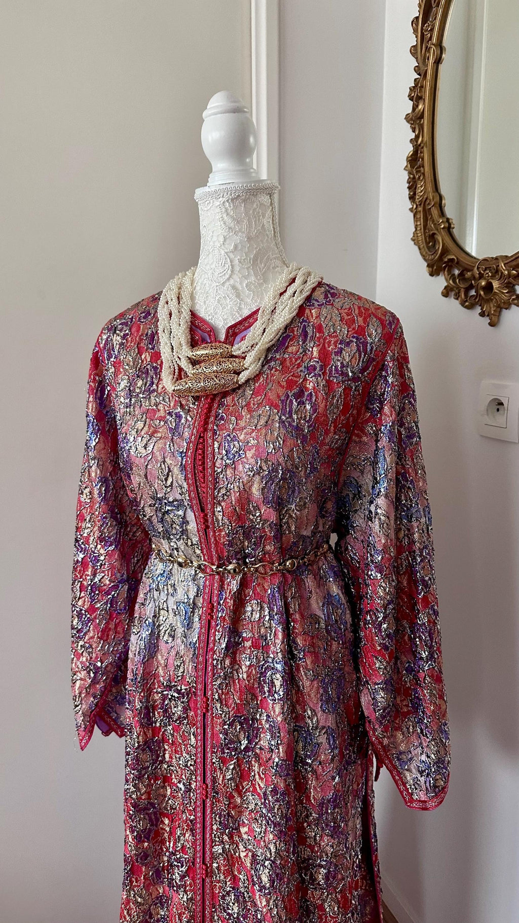 Takchita marocaine vintage rose – TAK-003 - photo 1
