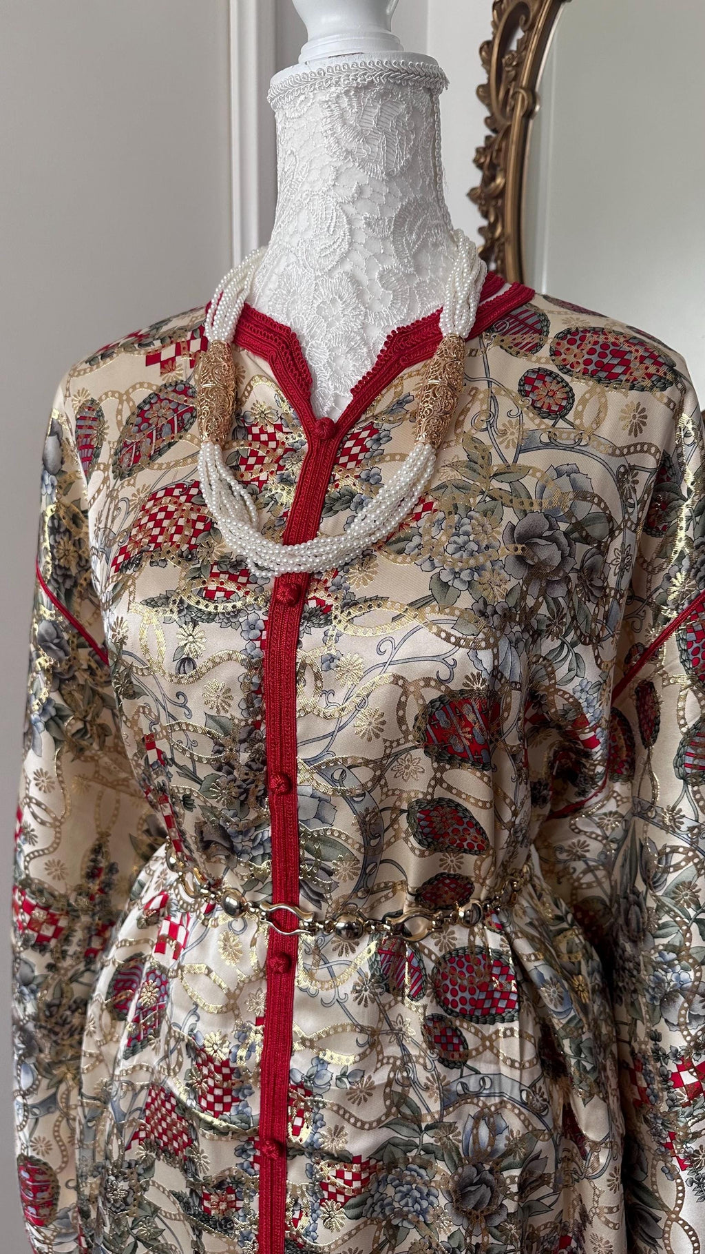 Takchita marocaine vintage rouge – TAK-111 - photo 6