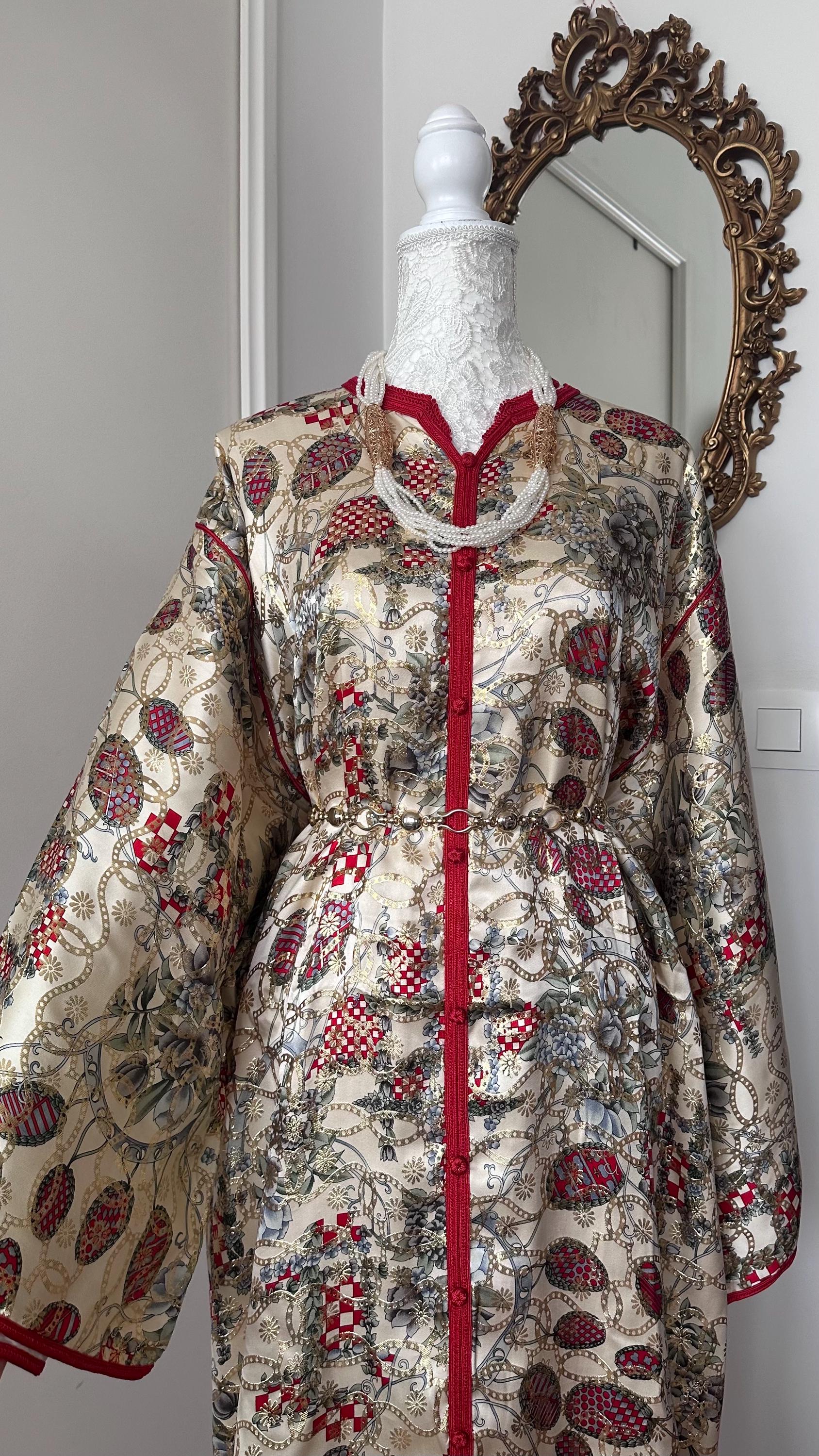 Takchita marocaine vintage rouge – TAK-111 - photo 2