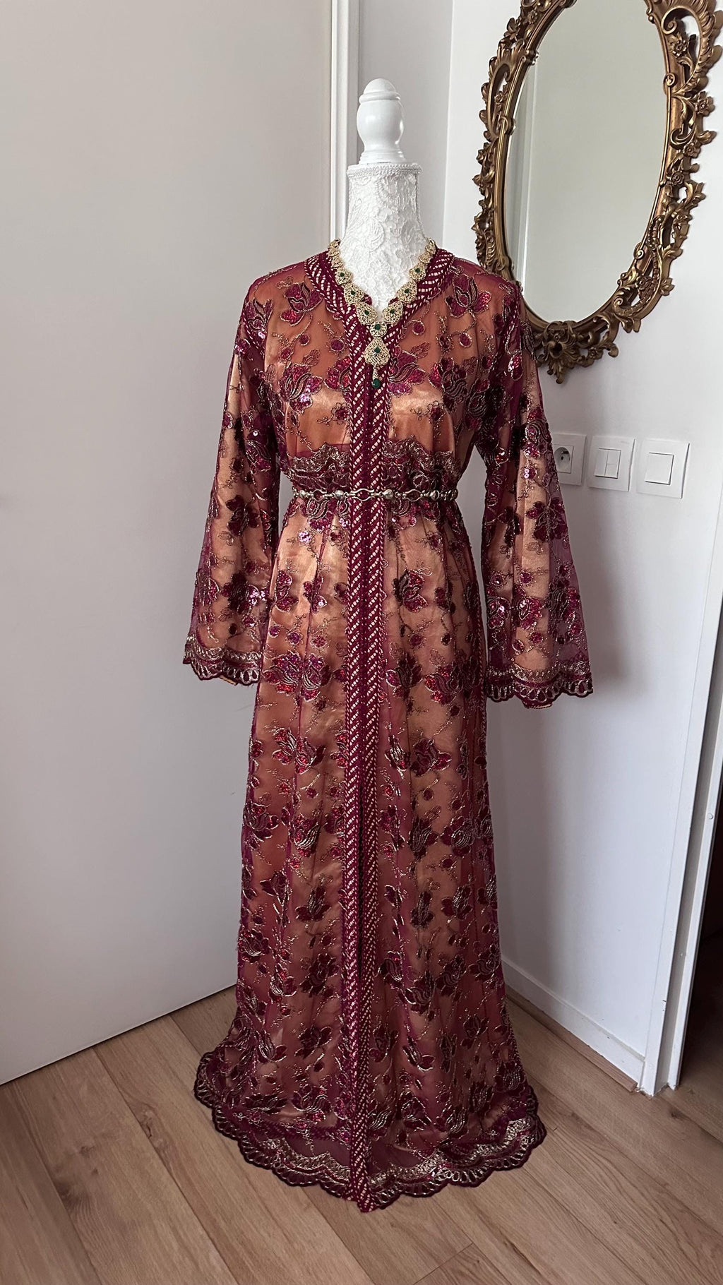 Takchita marocaine vintage rouge – TAK-112 - photo 4