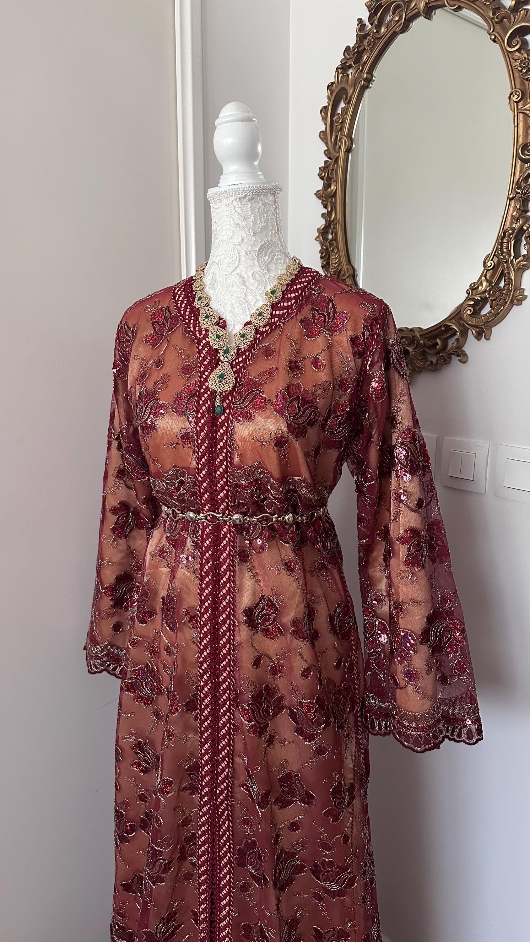 Takchita marocaine vintage rouge – TAK-112 - photo 2