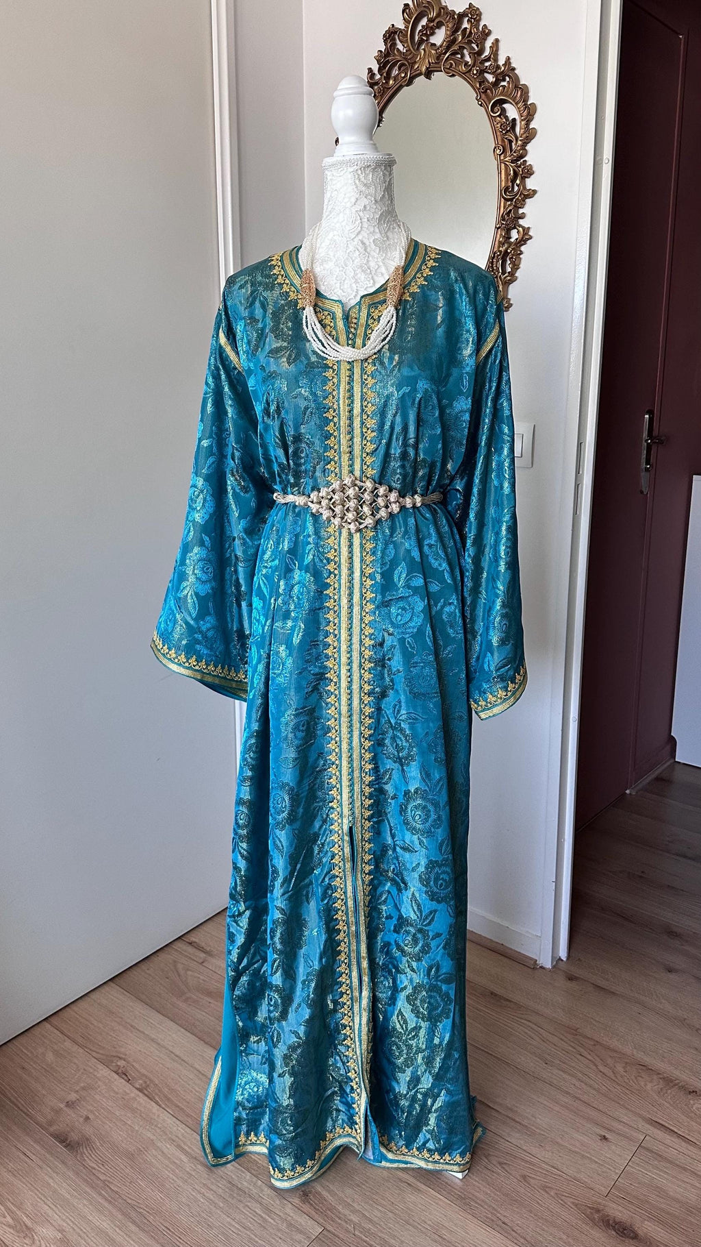 Takchita marocaine vintage bleue – TAK-109 - photo 4