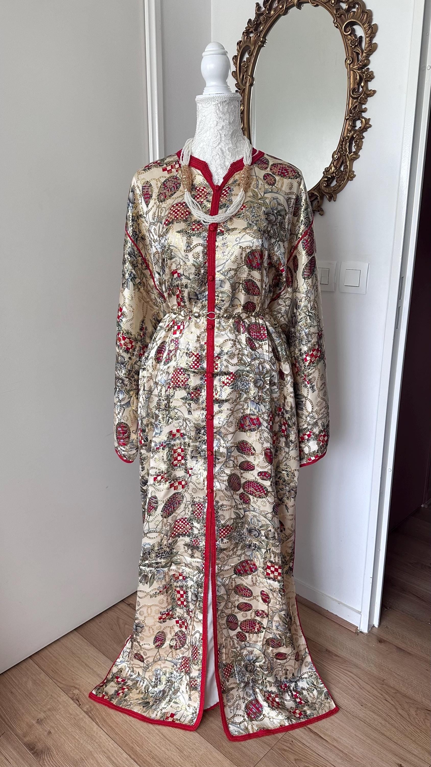 Takchita marocaine vintage rouge – TAK-111 - photo 1