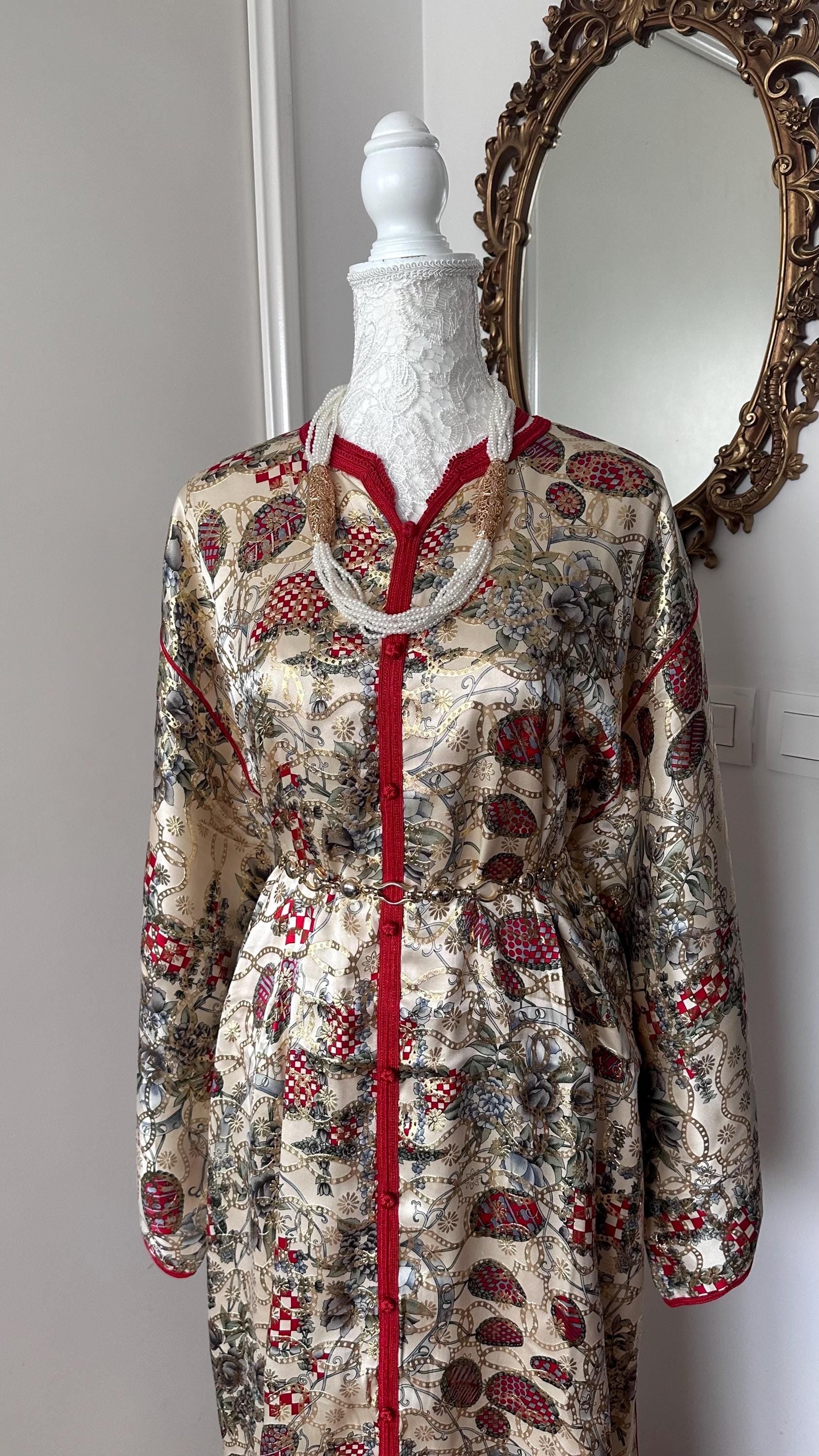 Takchita marocaine vintage rouge – TAK-111 - photo 3