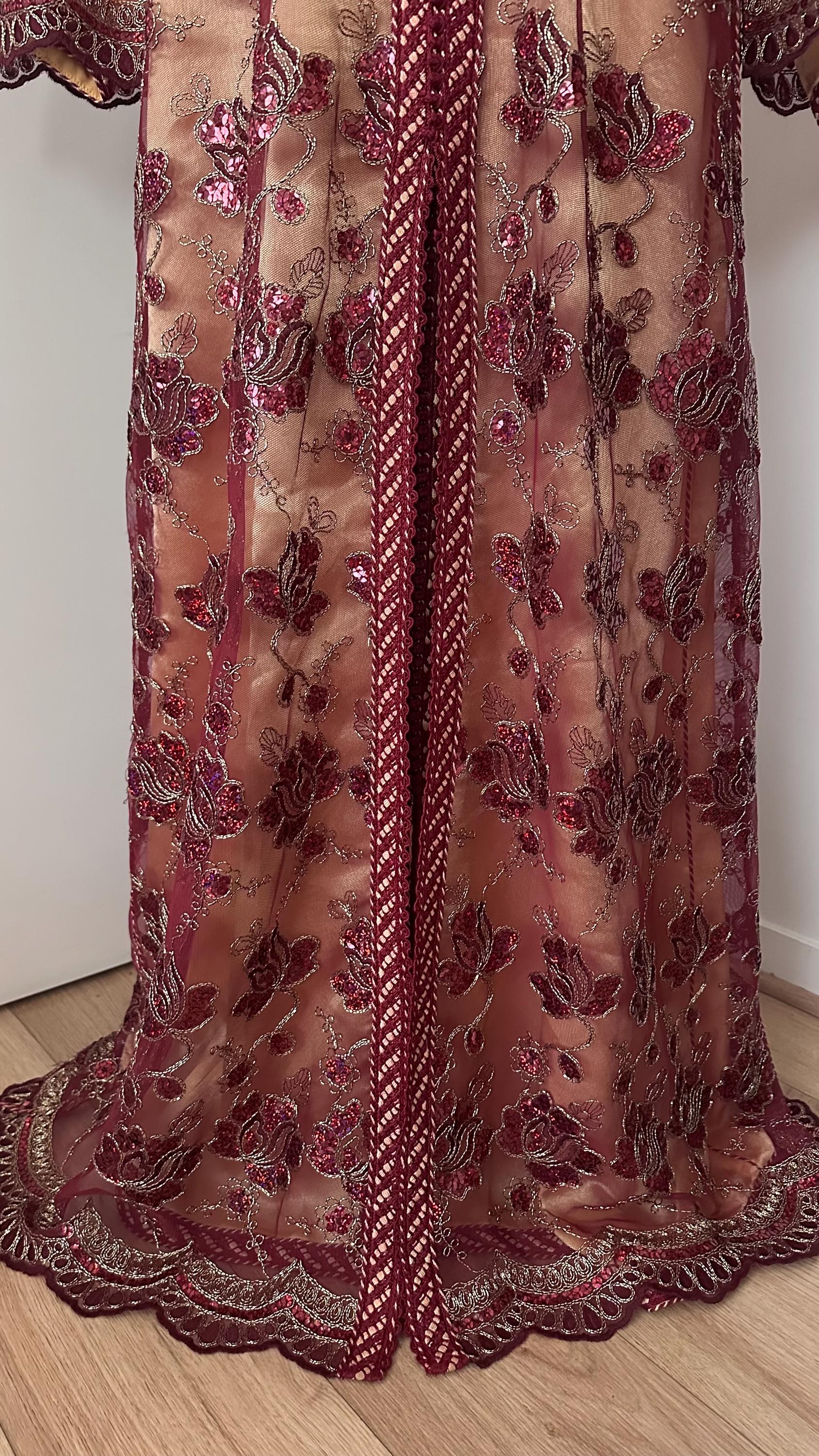 Takchita marocaine vintage rouge – TAK-112 - photo 3